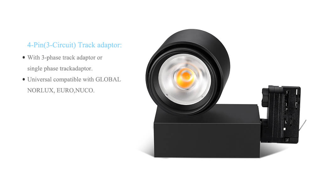 Led Track Light - TD Series - LED Track Lighting Heads - 2