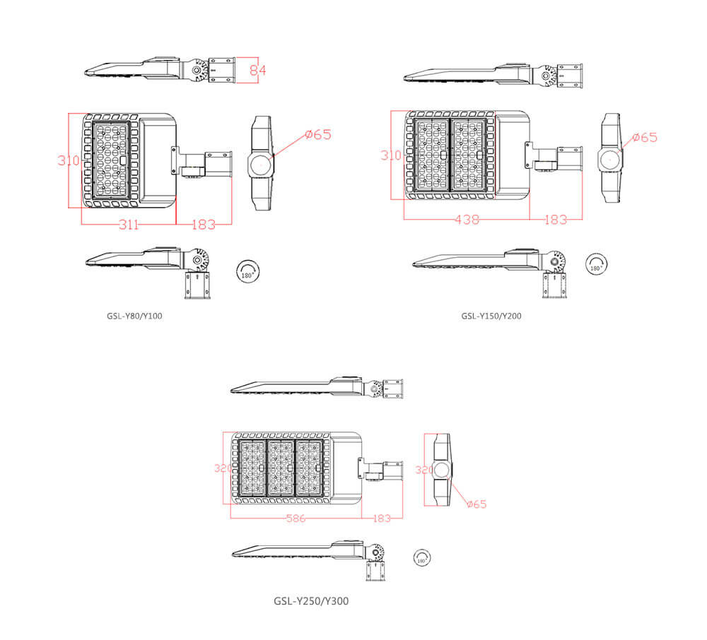 LED Street Light Shoe Box - Y Series - LED Street Lights - 5