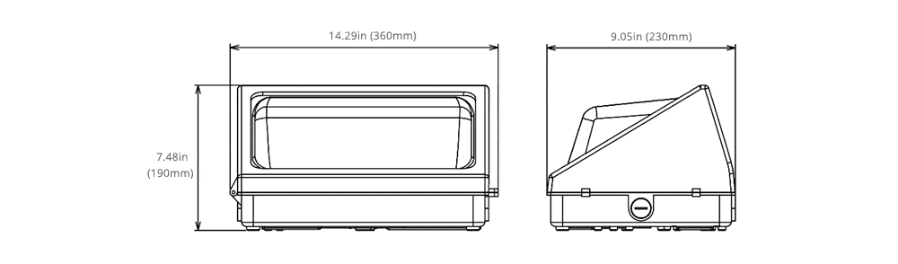 LED Wall Pack Light - UL ETL Listed LED Light - 5