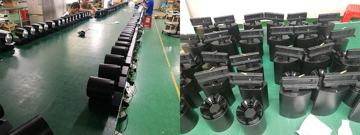 dali dimmable track light production