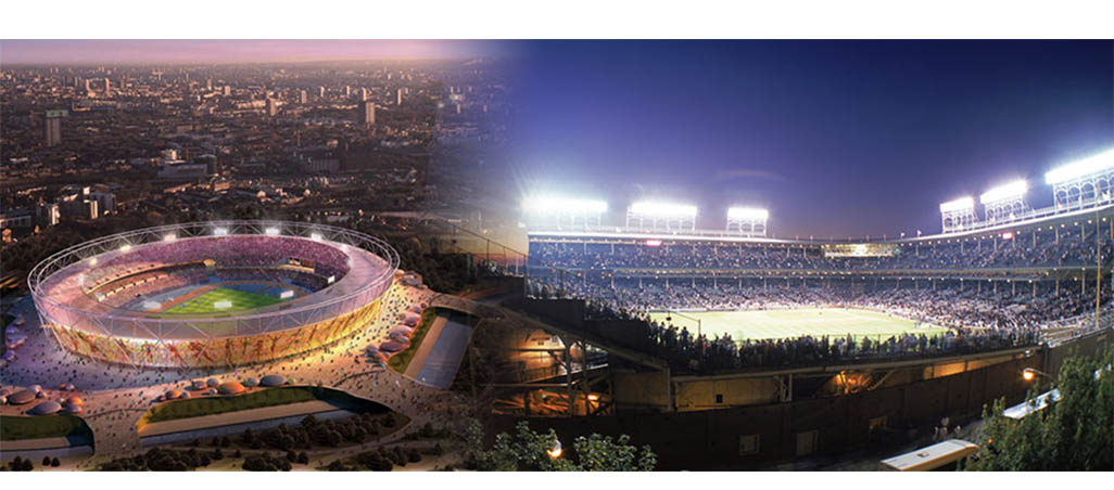 luci di inondazione dello stadio a led