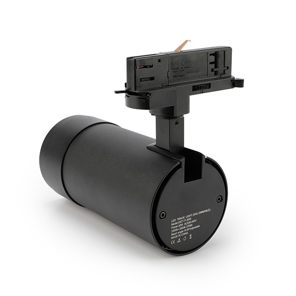 Track Spotlight 7W-45W Lens 10-60° Zoom DALI dimmable
