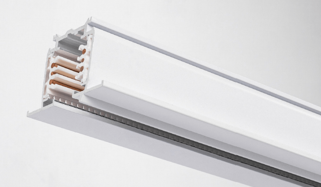 3 Circuits Recessed Dali Track Rails - 3 Circuits Dali Track System - 1