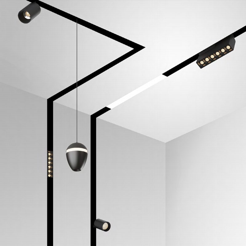 Magnetic Linear Adjustable Track Light CRI 90 3000K 5000K GS LIGHT