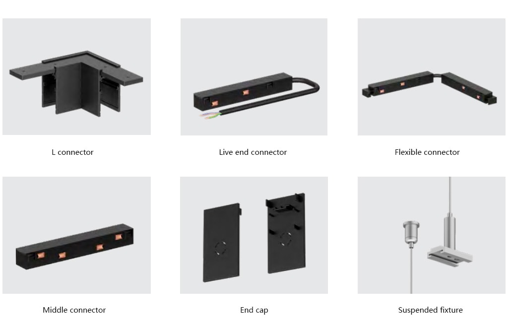 Magnetic Track Rail Surface Mounted - Magnetic track lighting system - 3