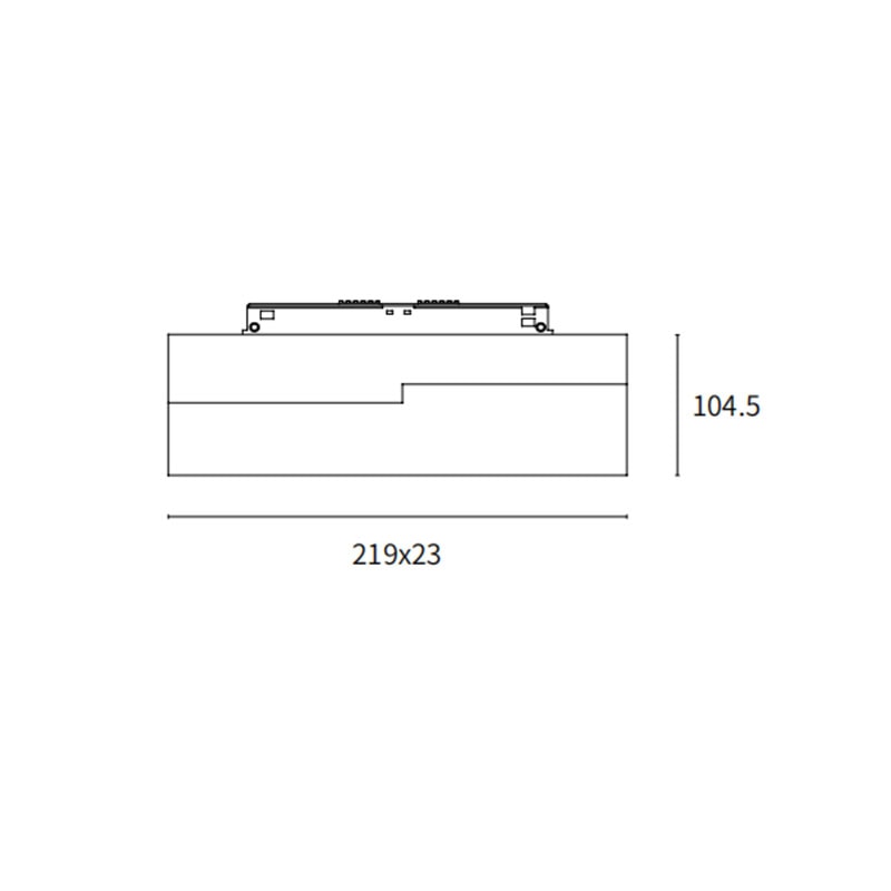 Magnetic Linear Adjustable Track Light 12W 48V