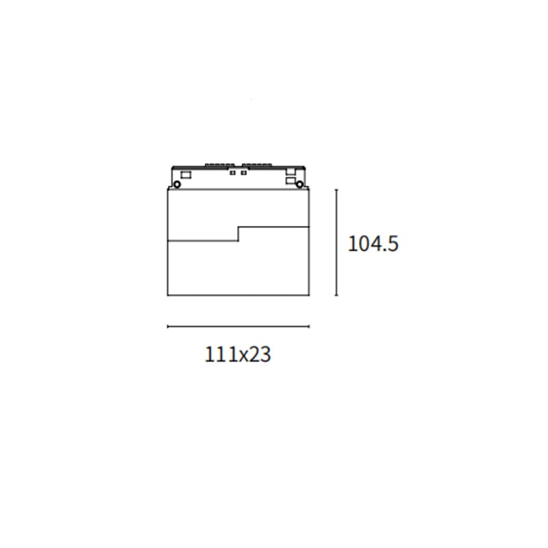 선형 조정 가능한 트랙 조명 6W 48V