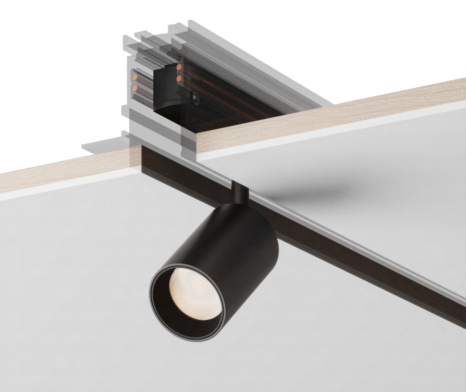 Magnetic Track Light 5W 48V - Magnetic Track Lights - 2