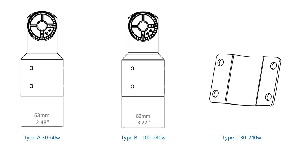 street lights bracket instruction