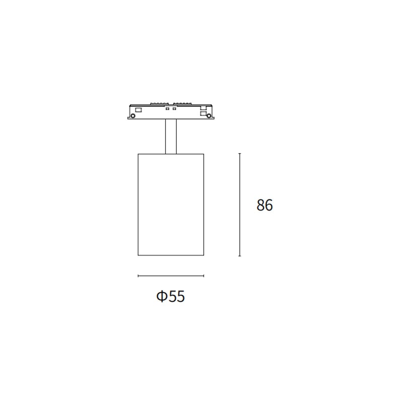 Magnetic Track Light 12W 48V