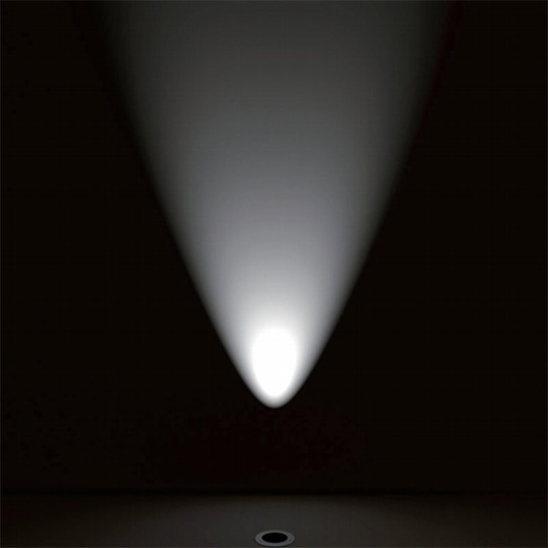 lighting effect of COB underground light with reflector