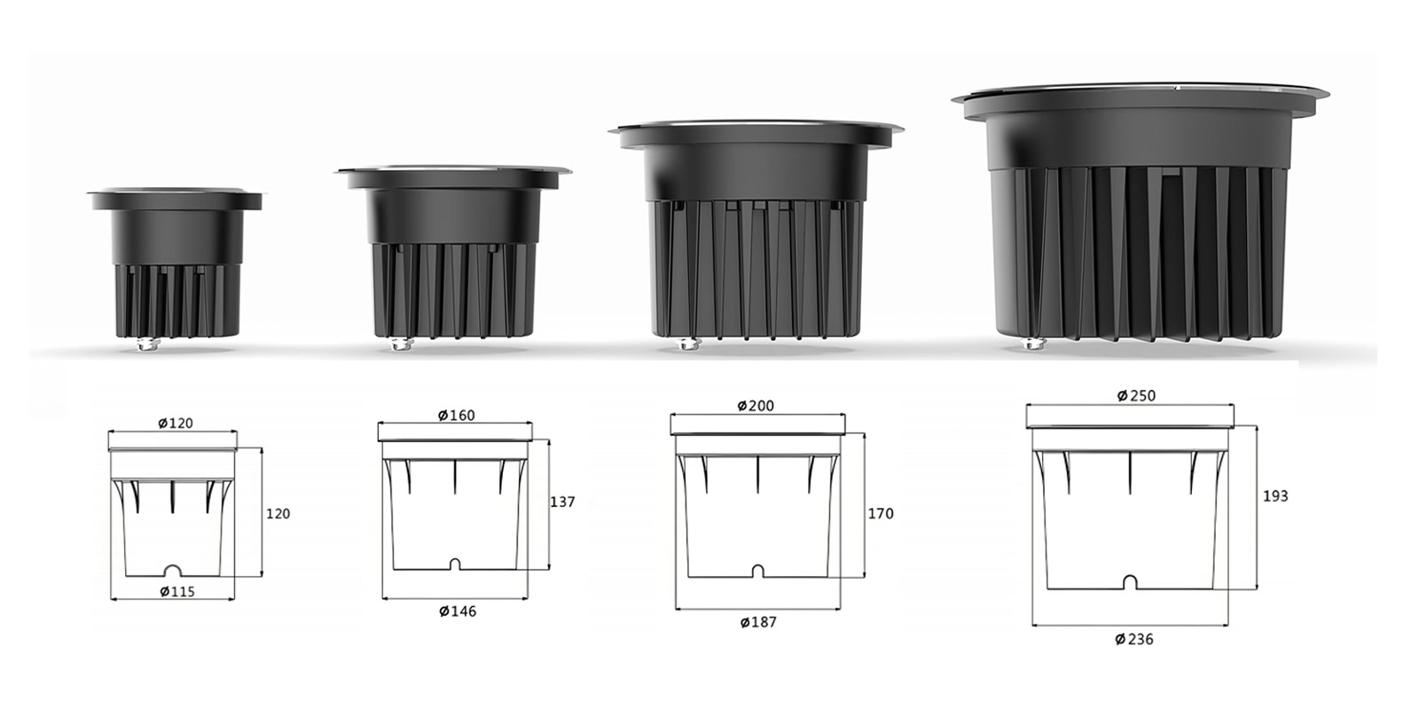 Underground LED Lights -  - 18