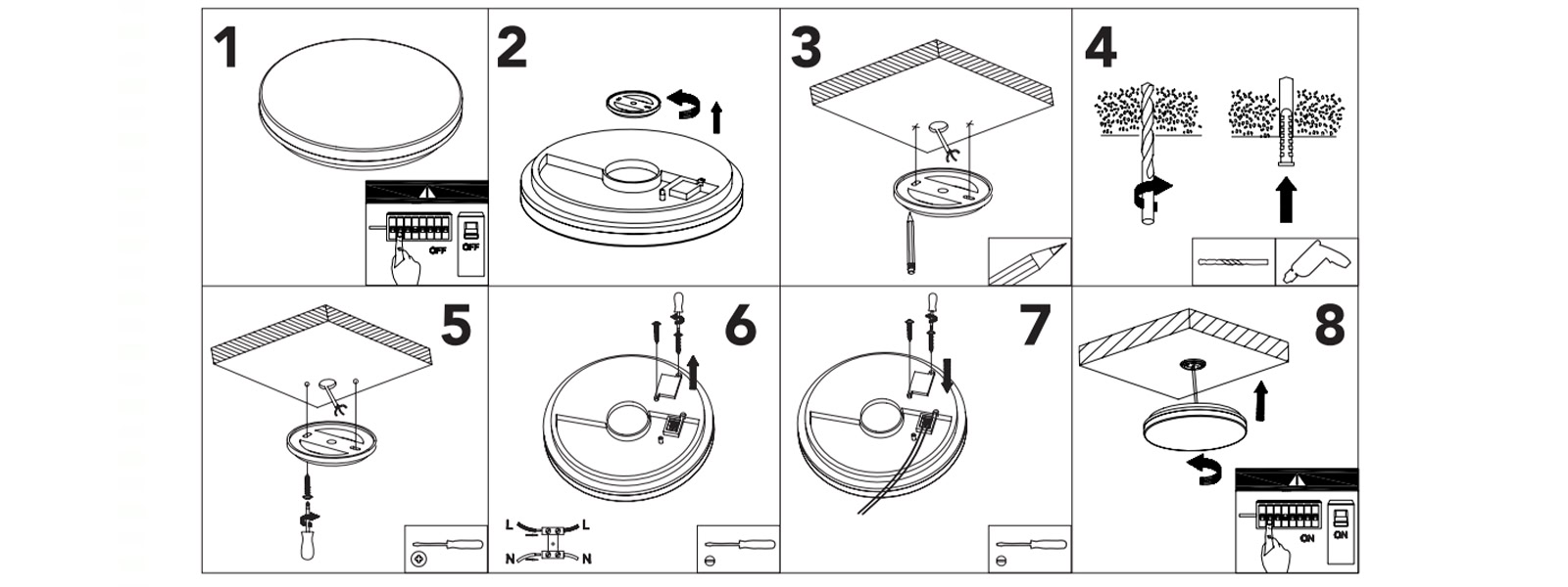 Bulkhead Wall Light - RE Series -  - 9