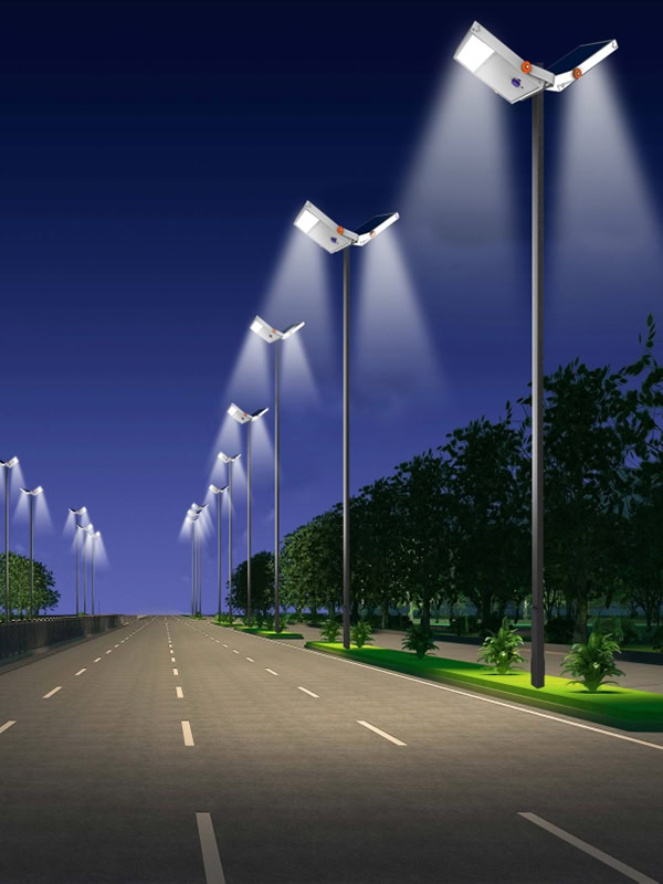 led solar outdoor flood application