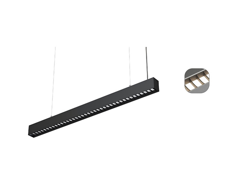 ceiling linear light grilled accesory