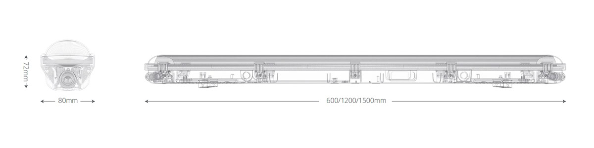 Outdoor Batten Light - TC Series -  - 7