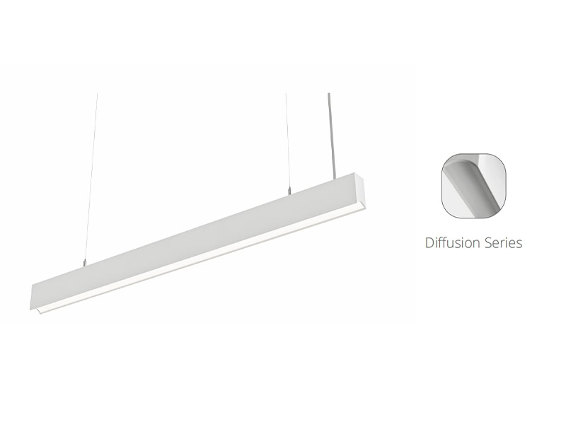 linear ceiling light diffusion