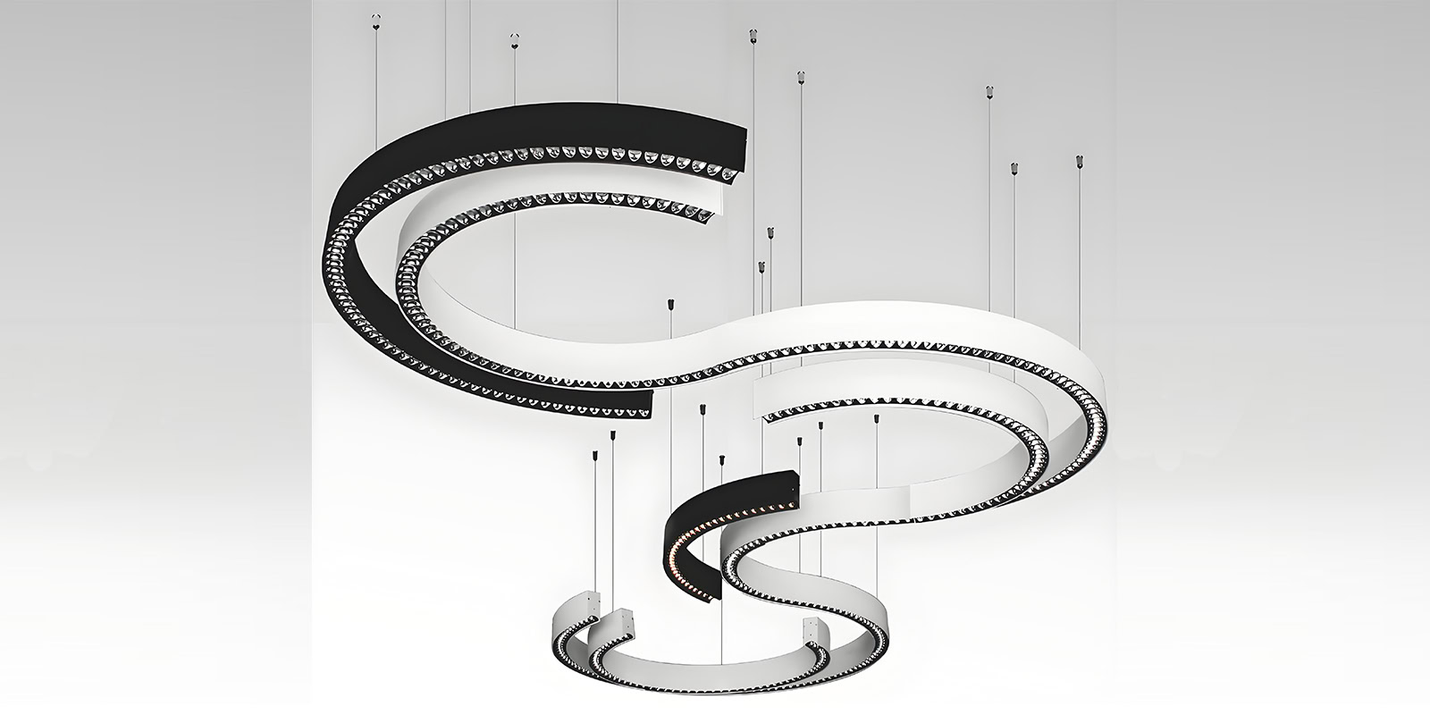 linear ceiling light modular