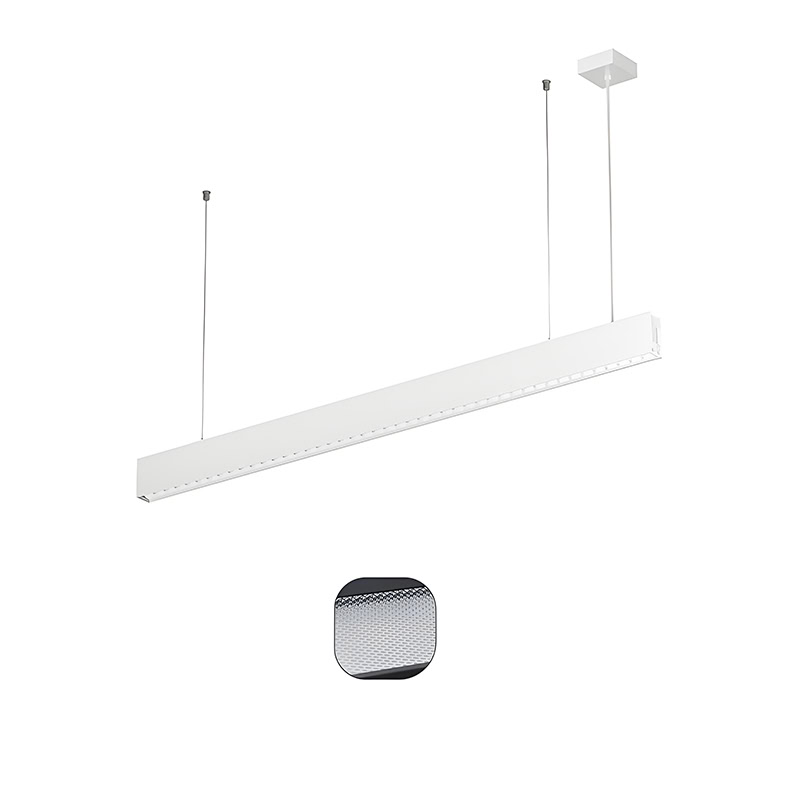 linear lamp Concave diamond-shaped mirror anti-glare