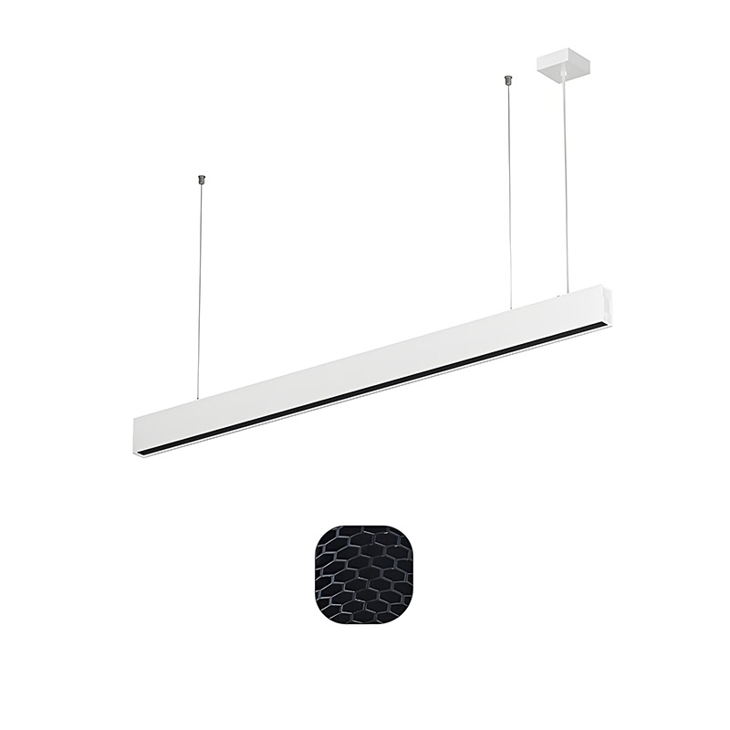linear lamp honeycomb net