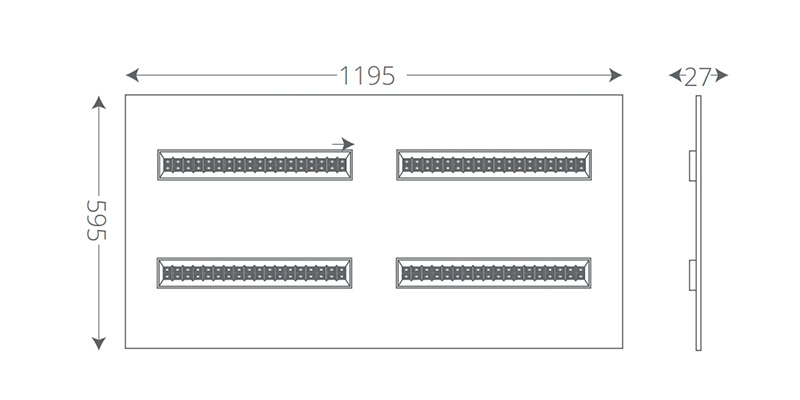 Panel led light -  - 10