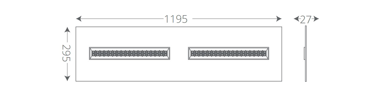 UGR LED Panel -  - 10