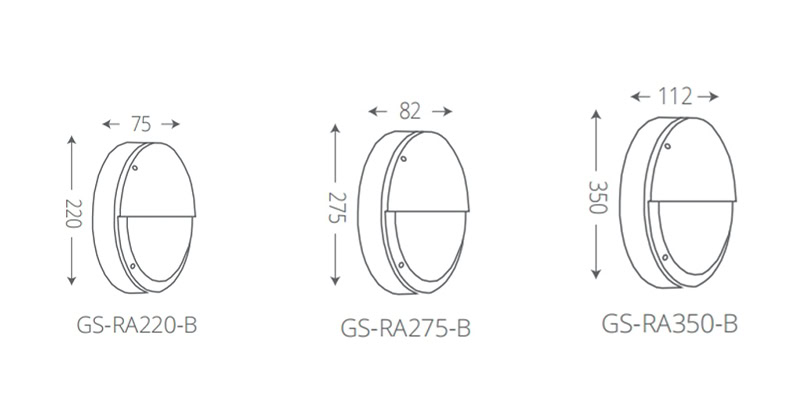 IP65 Bulkhead Light - RA Series B Model -  - 6