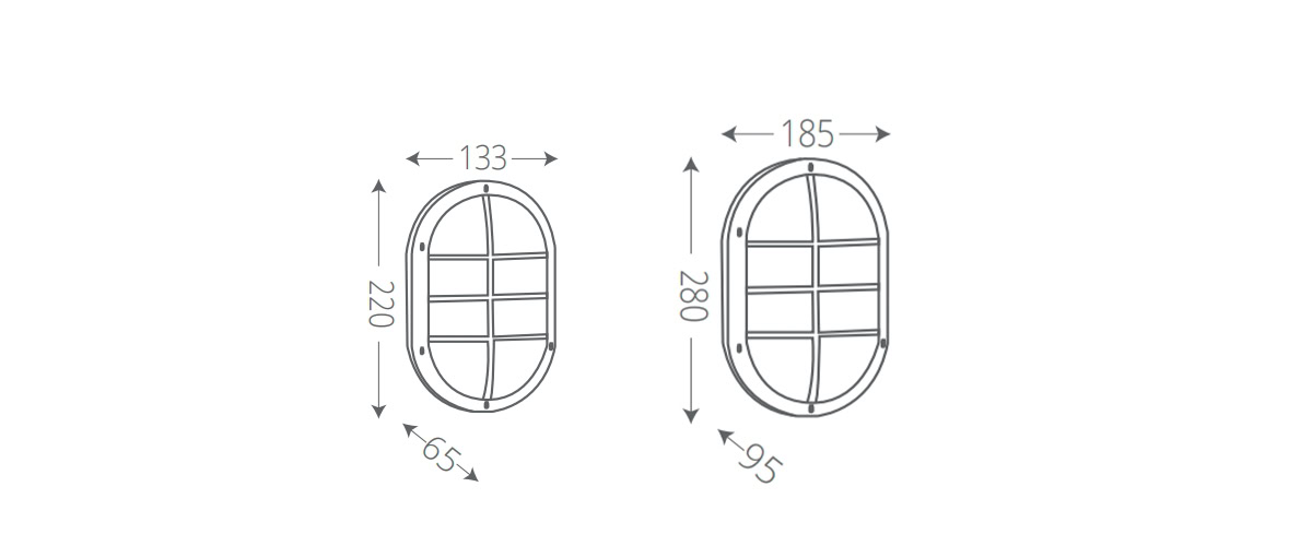 LED Oval Bulkhead - NA Series D Model -  - 7