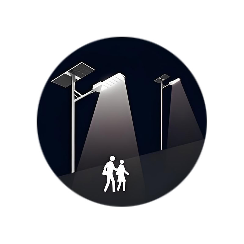 seperated solar street lamp sensors