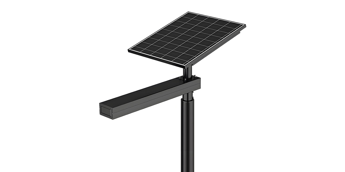 2 en 1 solar street light panel