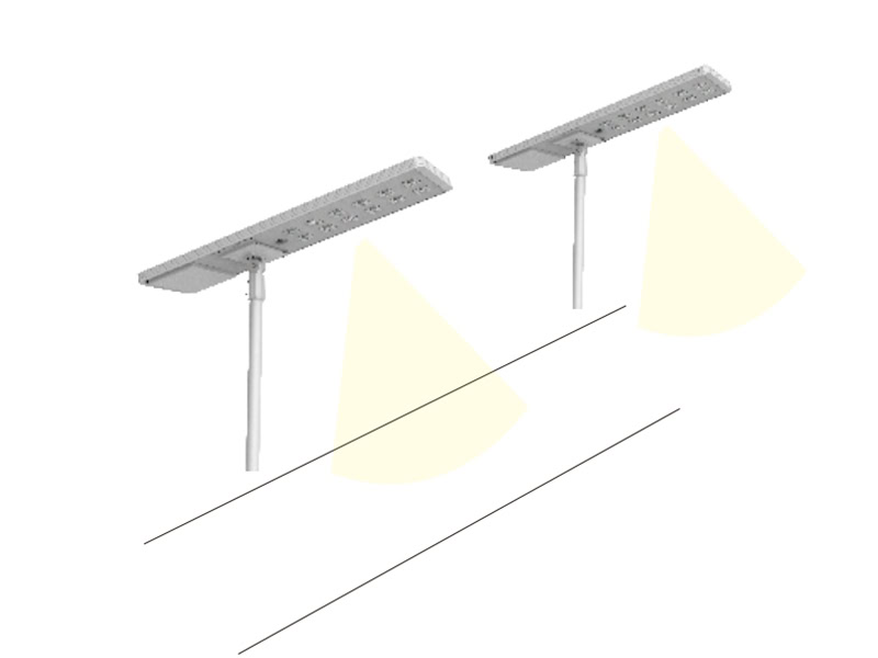 all in one solar light dimming control
