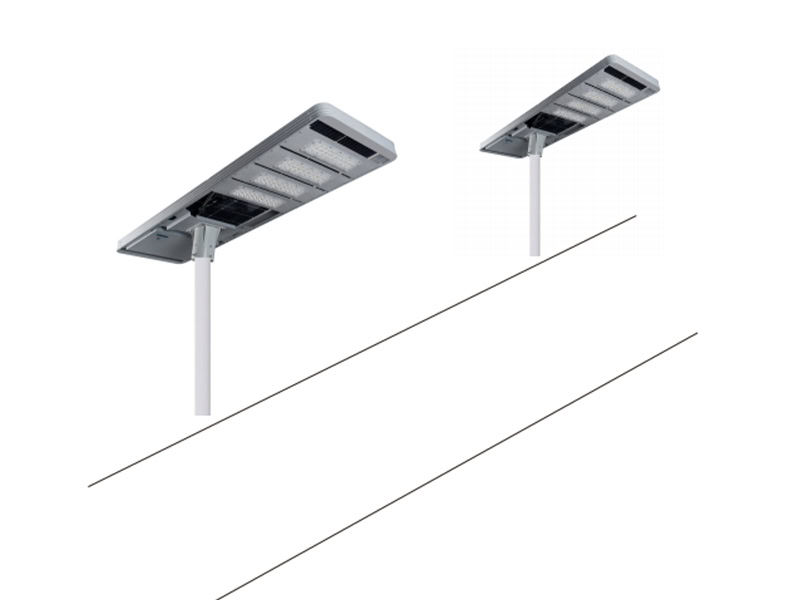 dimming control of all in one solar light