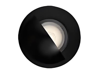 led ground lights outdoor black