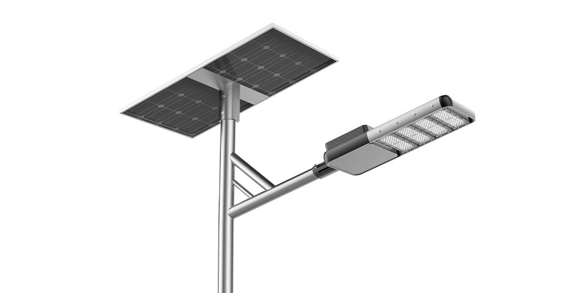 led solar panel street light