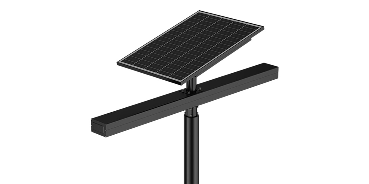 panel de lámparas de calles solar al aire libre