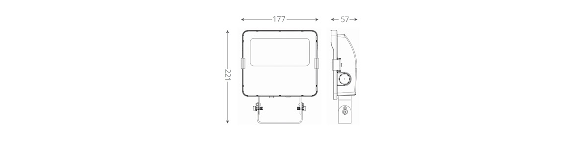 размер 15 W flood lamp