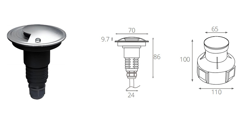 LED Inground Side Light Series -  - 11