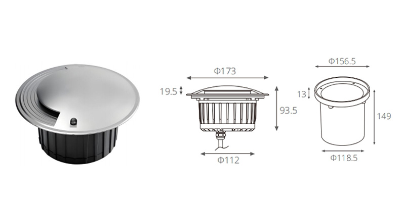 LED Inground Side Light Series -  - 13