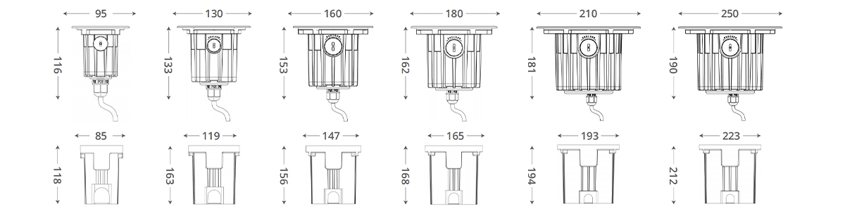 LED Inground COB Asymmetric Series -  - 9