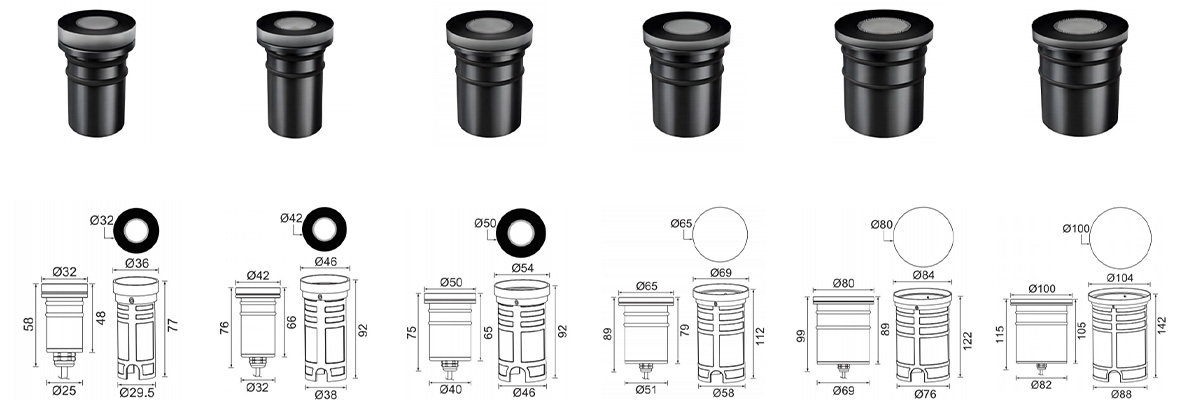 Outdoor Ground Lights Mini Trimless Series -  - 9