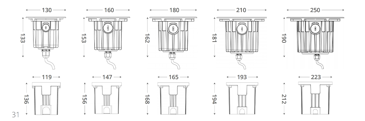 Inground LED Light -  - 13