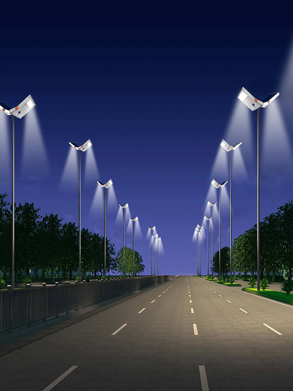 solar flood light application