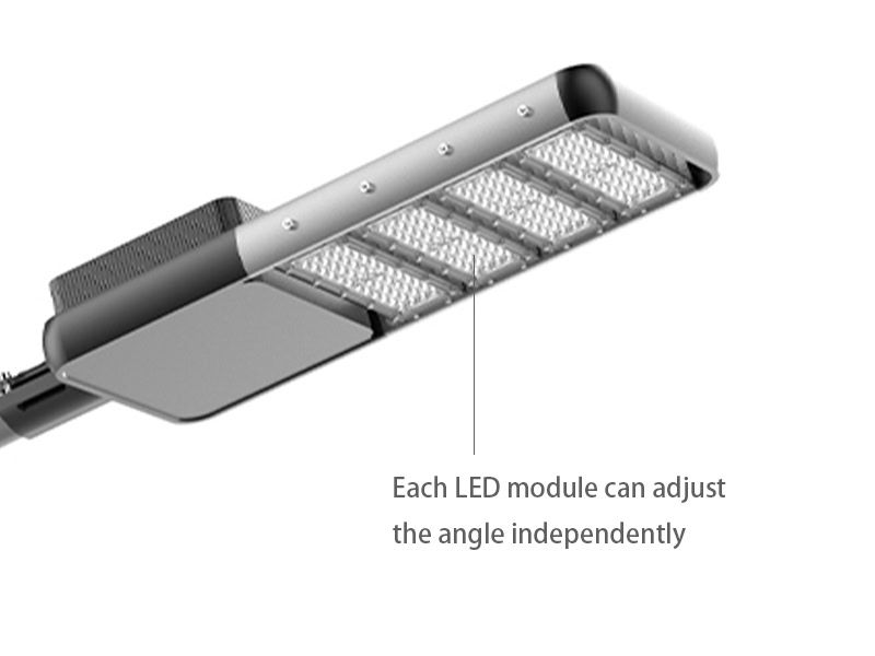 solar panel street light light adjustment